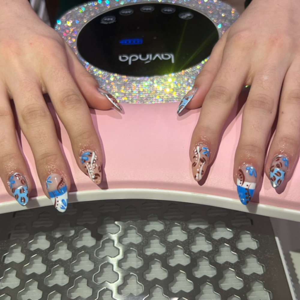 basic nail art add on at grace x beauty in Hayden, ID
