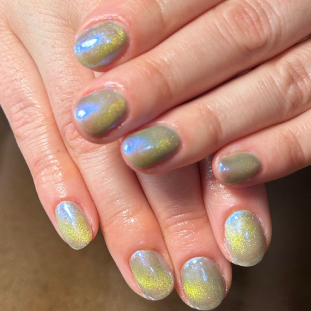 Not So Basic Gel Mani at Tatted nails in Richmond, VA