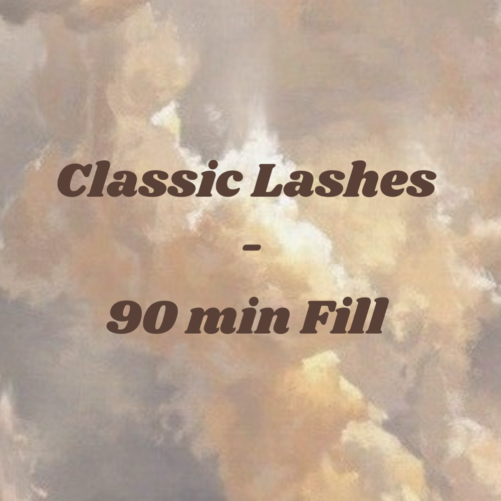 Classic Lashes - 90 min Fill