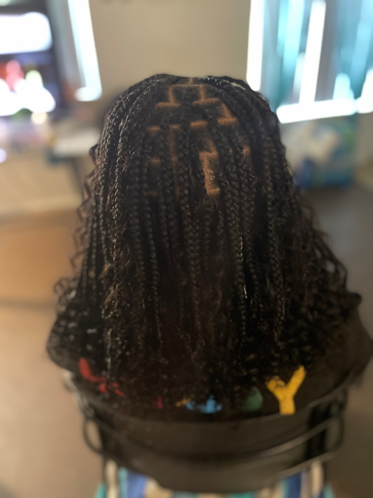 Boho Shoulder Length Braids