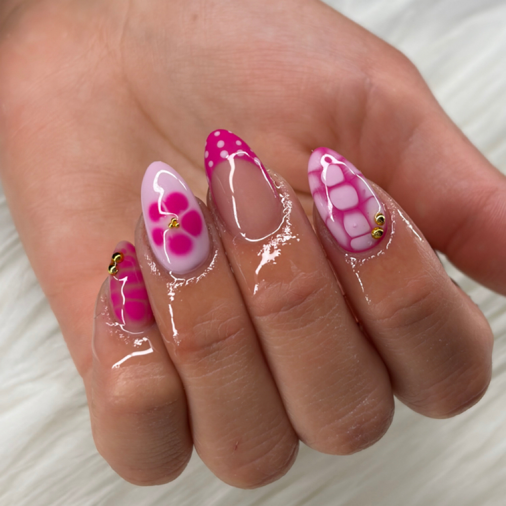Acrylic Fill (Full Design) at Fluttering Nails in Lubbock, TX