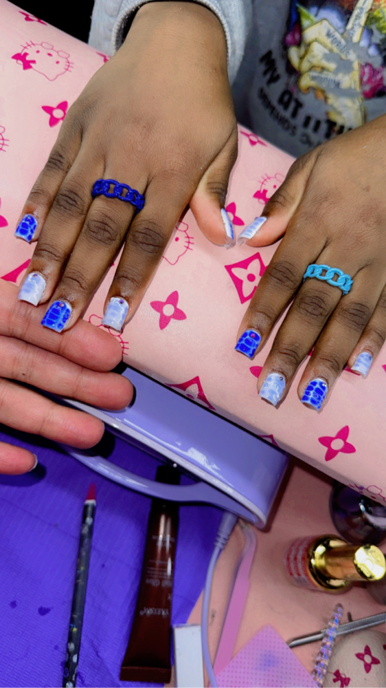 Gel X Full Set at Yazzy Nails in Fayetteville, NC