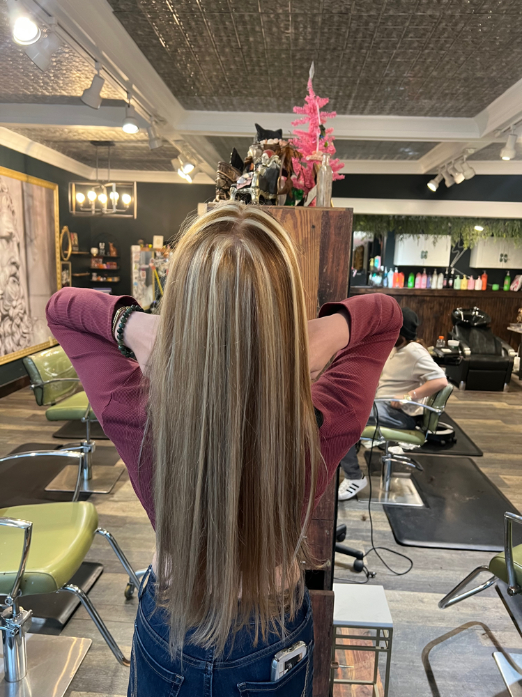 Calico Hair Color at Kimmchiliftz in New Ellenton, SC