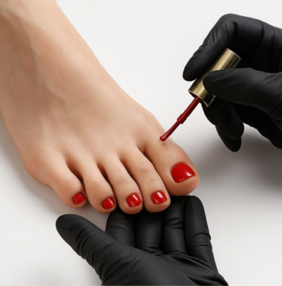 Shellac Pedicure at The Natural Nail Spot in Aurora, CO