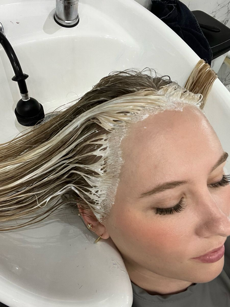 Scandinavian Hairline Color at Maggie Grady Hair in Raleigh, NC