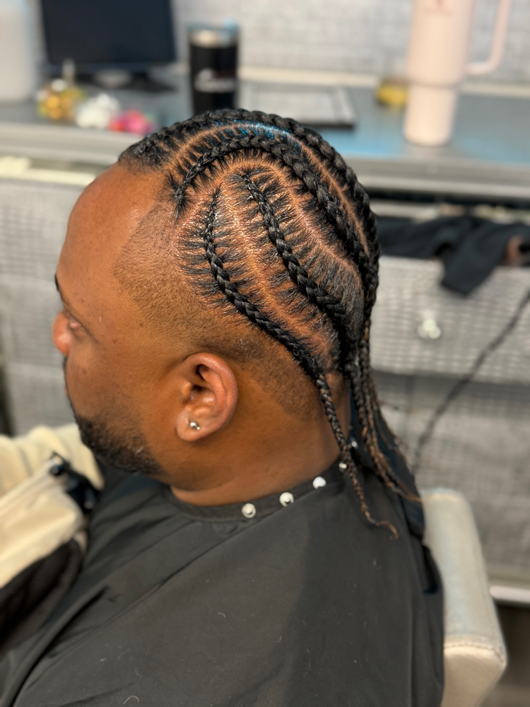 Mens Stitch Braids 2 at Chosen House of Styles in Somerset, NJ