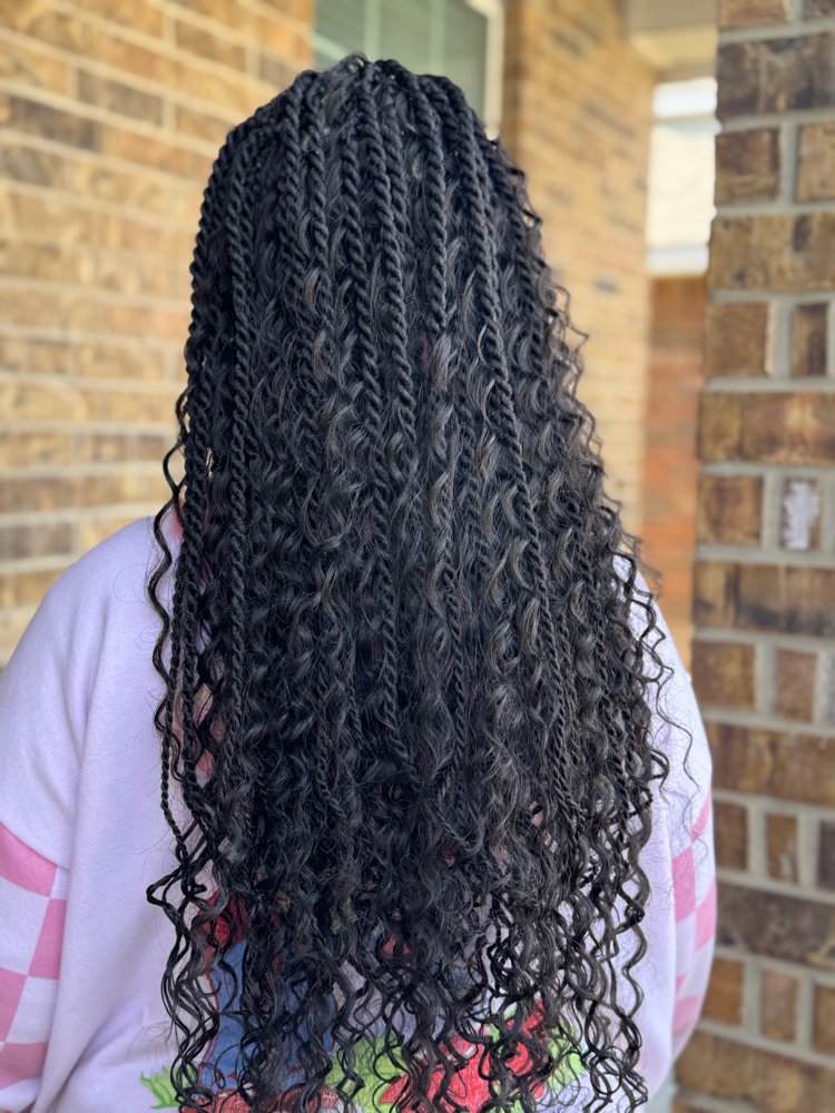 Twisted Boho Braids