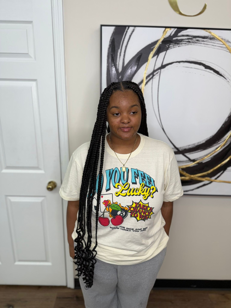 Wavy Knotkess Braids