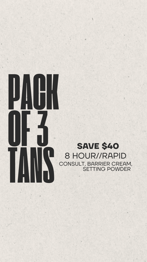 Package Of 3 Tans