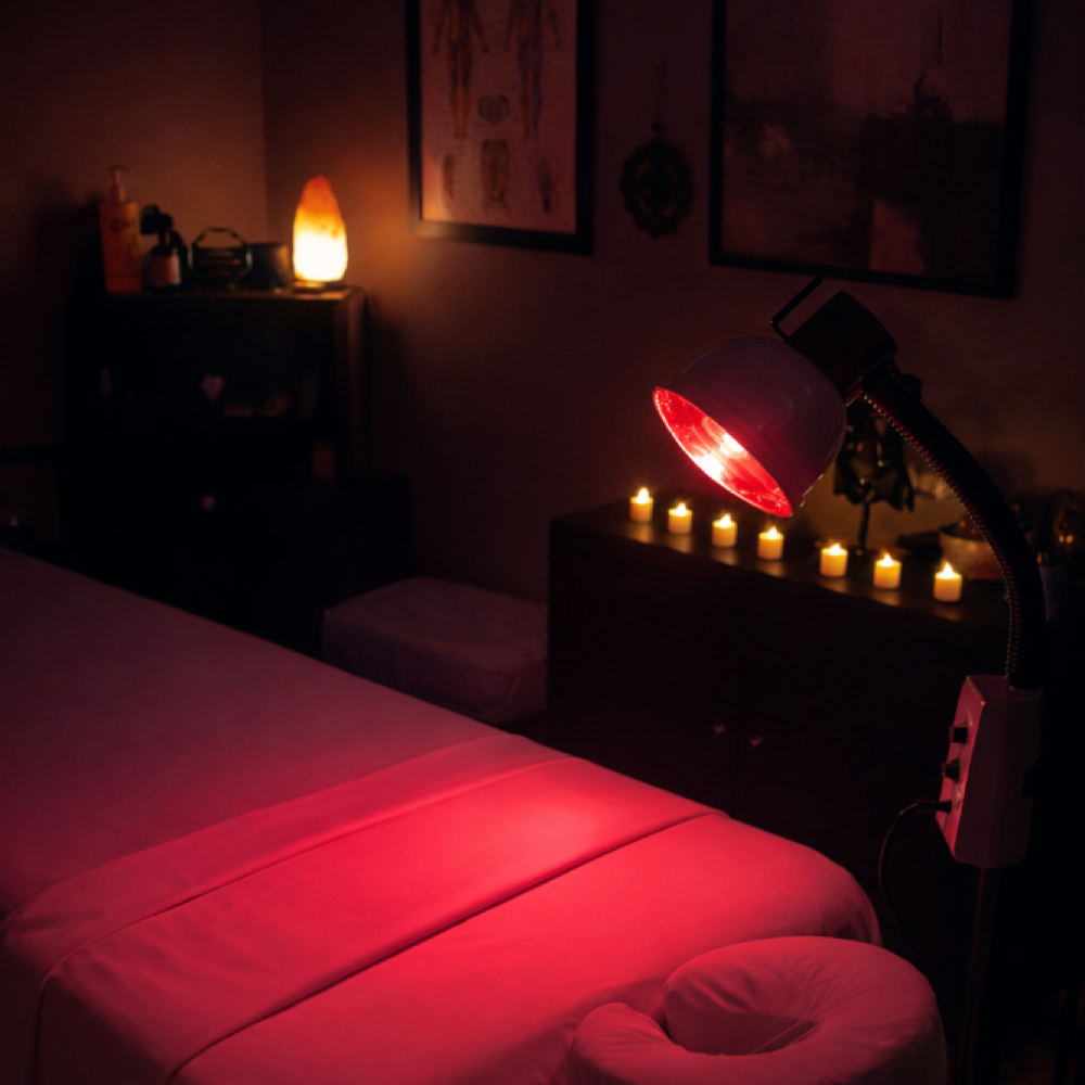 Heated Red Infrared Light Therapy at APEX MASSAGE & BODYWORK in San Angelo, TX
