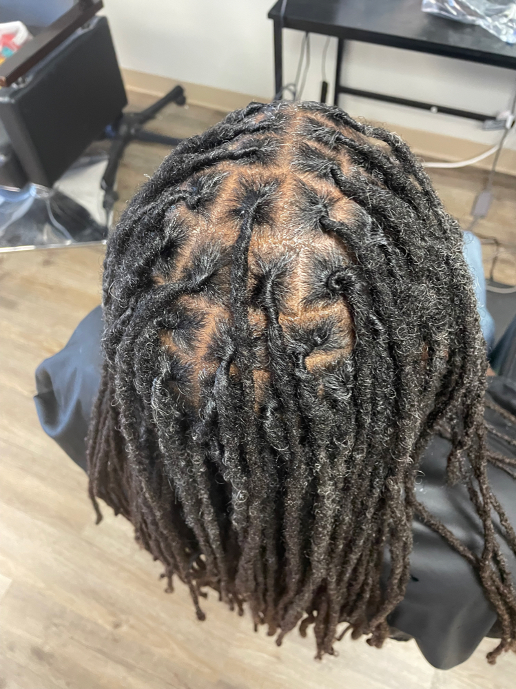 Locs Reattachments Whole Head at Crown Adjustments in Havelock, NC
