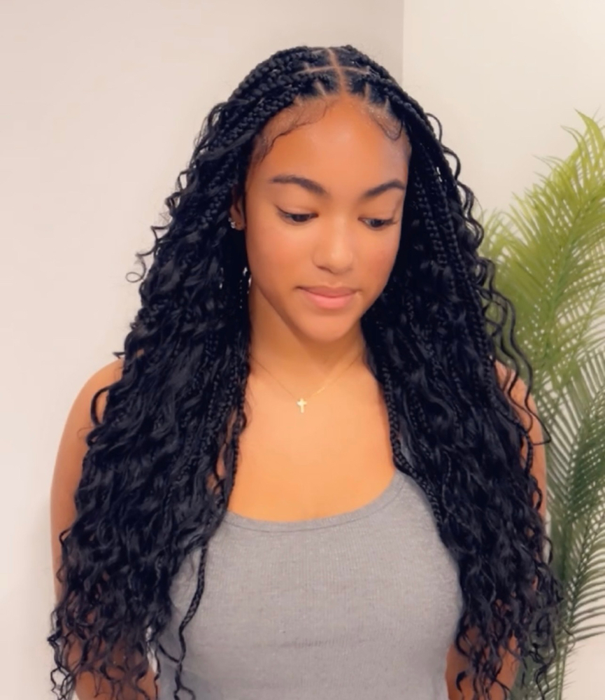 Knotless Boho Braids (Touch-Up)