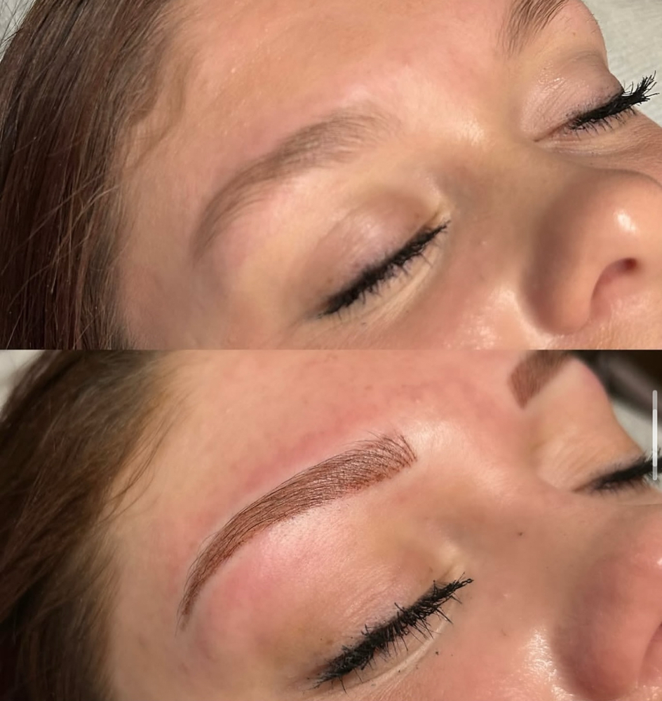 First Time PMU Brows at Serene Studios in Sigel, IL