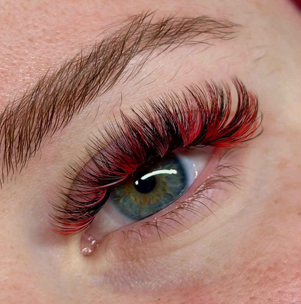 Colored lashes add-on
