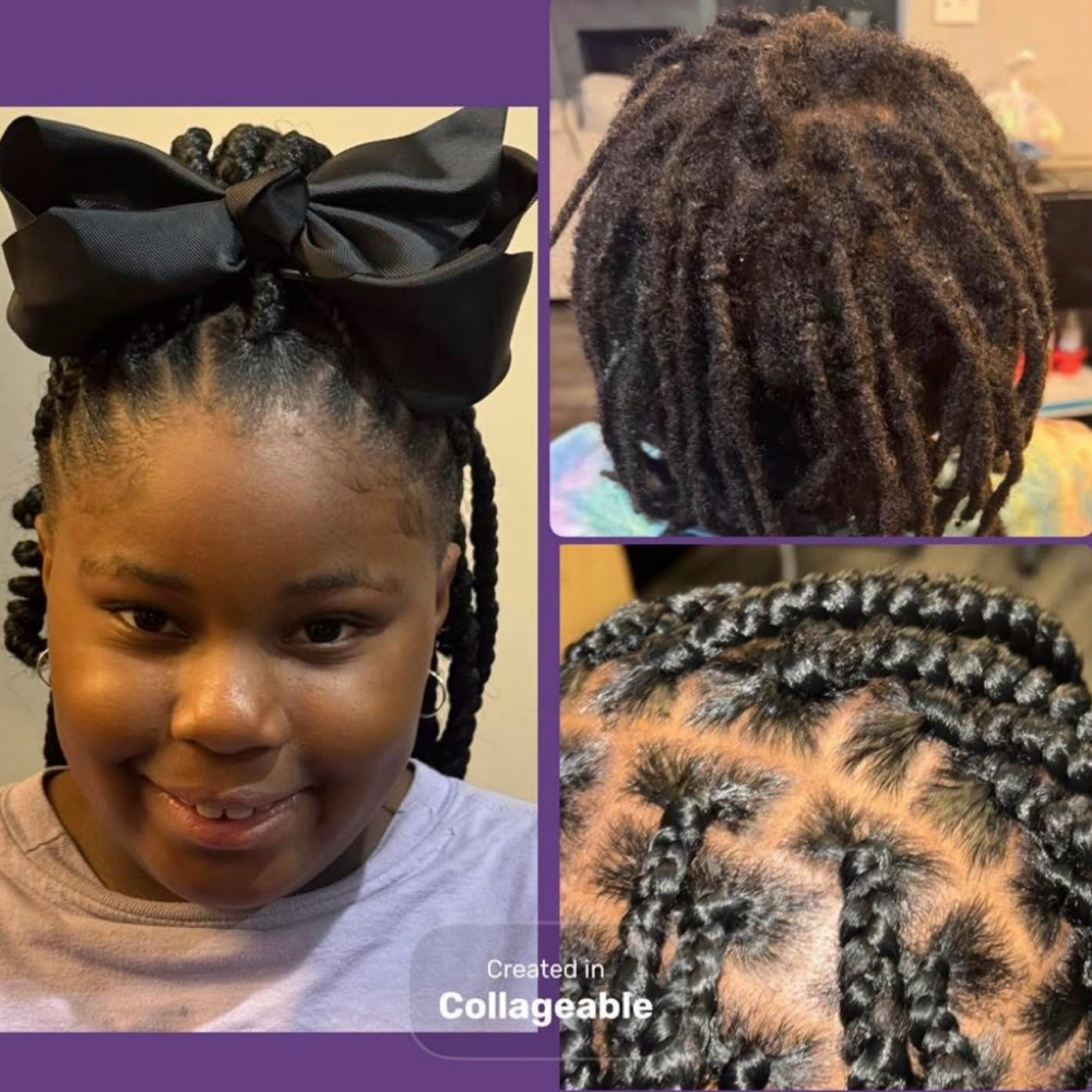 Braids Over Locs at Anointed Hands in Southaven, MS