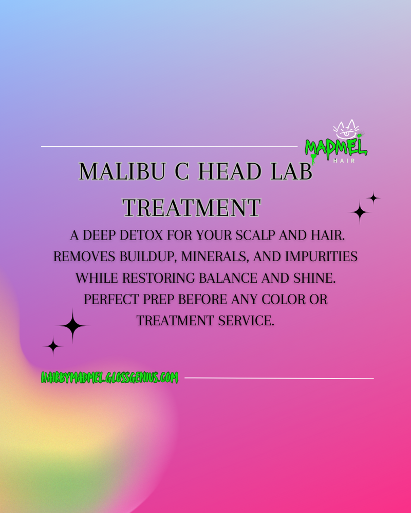 Malibu C Scalp Facial at Mad Mel Hair in Geneva, OH
