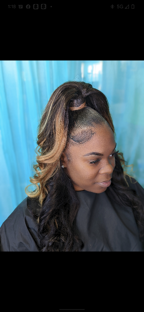 Half Up Half Down