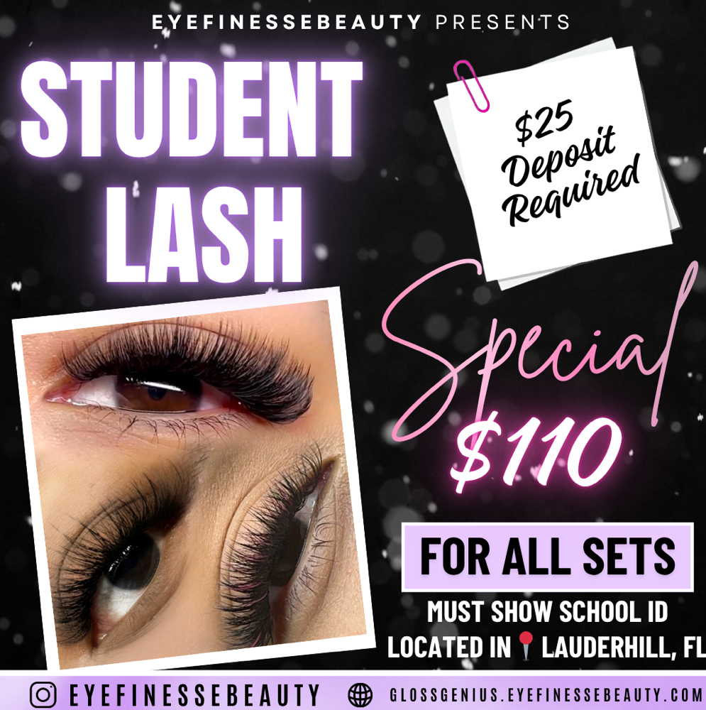 Student Lash Special at Eye Finesse Beauty in Lauderhill, FL
