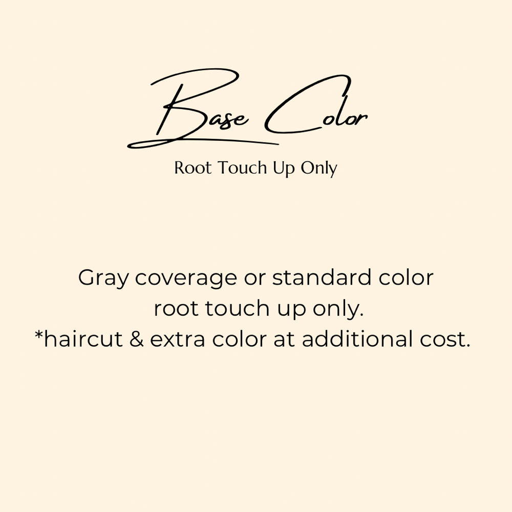 Base Color Root Touch Up Only