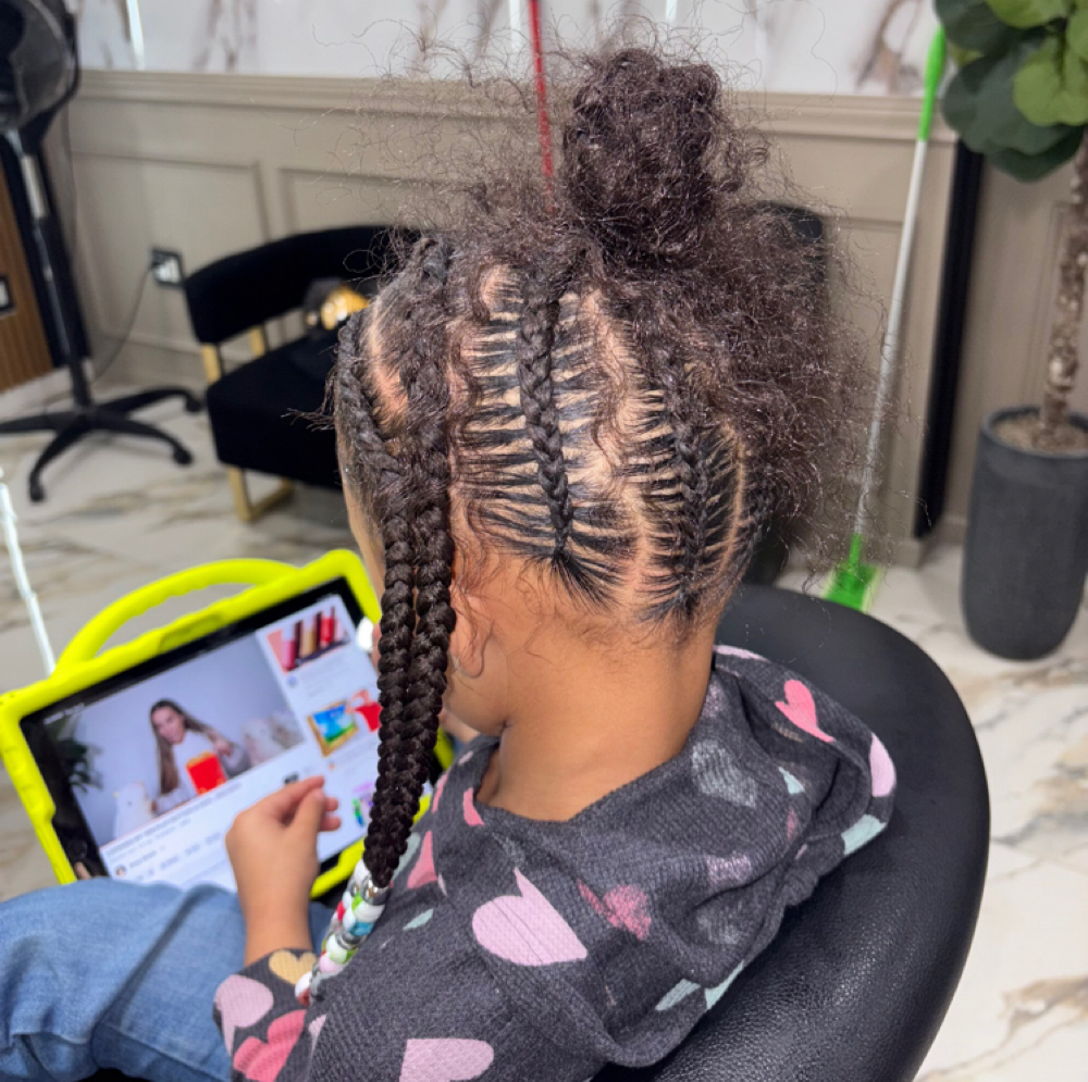 Kids Braids (max 10 Braids) at Hands Of Beauty By Kevionna in Racine, WI