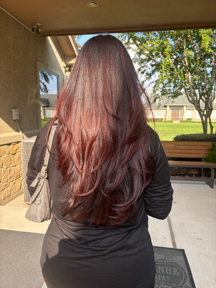 Balayage Hair Highlights at My Studio Spot in Tomball, TX
