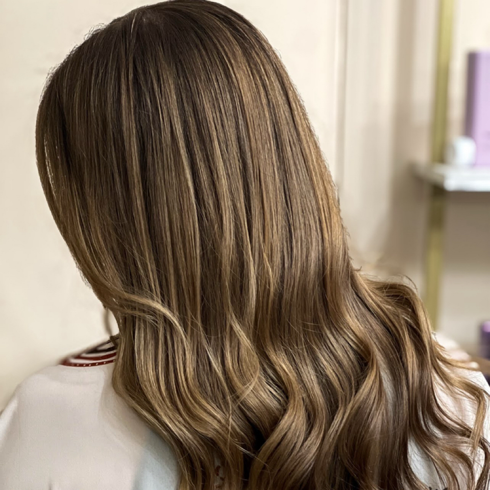 Glossy Brunette Treat at Amy Albrecht in Upper St. Claire, PA