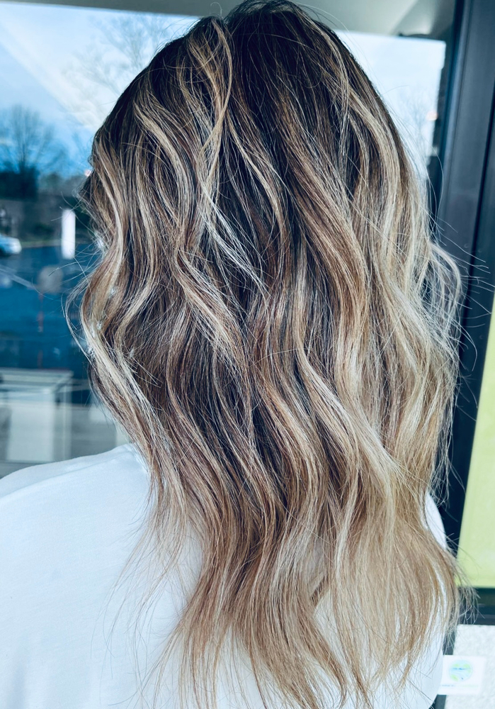 Dimensional color at Fresh Roots Salon in Morganton, NC