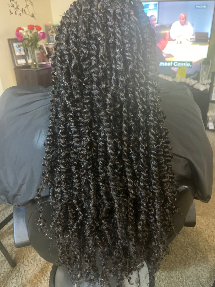Med Passion Twist Boho Mid Back at Styles by Lena in Mobile, AL
