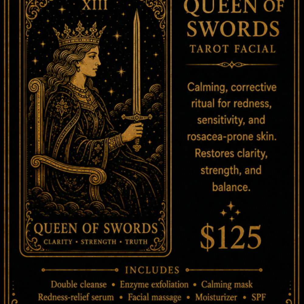 Queen of Swords Ritual Facial at Arcana Veil in Alameda, CA