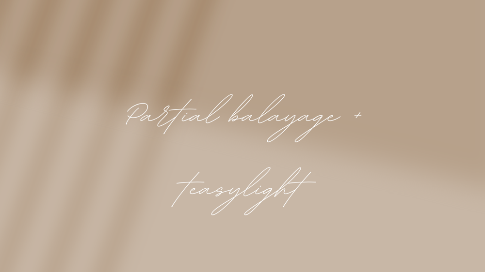 Partial Balayage/Highlight