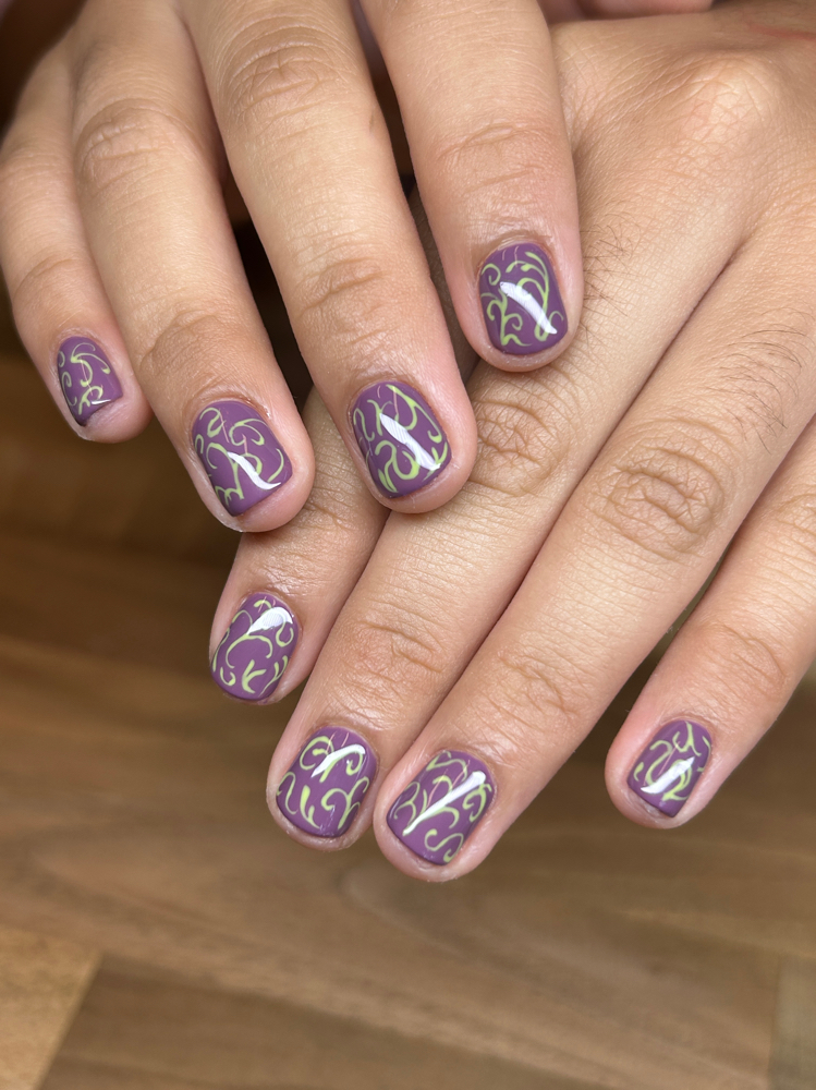 Gel Mani Level 2 Art at Lucky Lacquer Studio in Minneapolis, MN