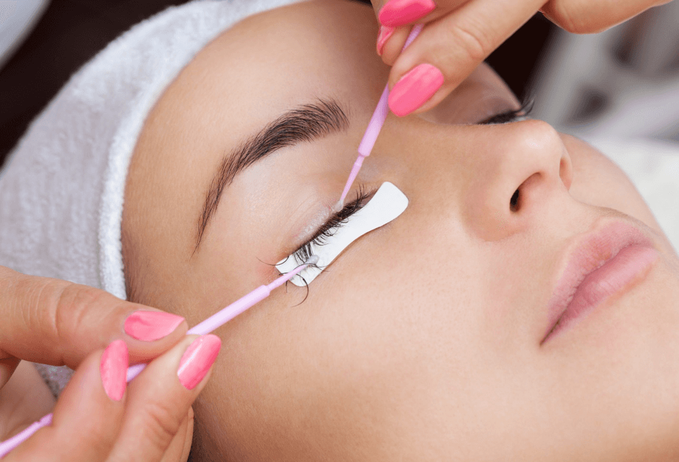 Lash removal and clean up at The Goddess Glow in Abilene, TX
