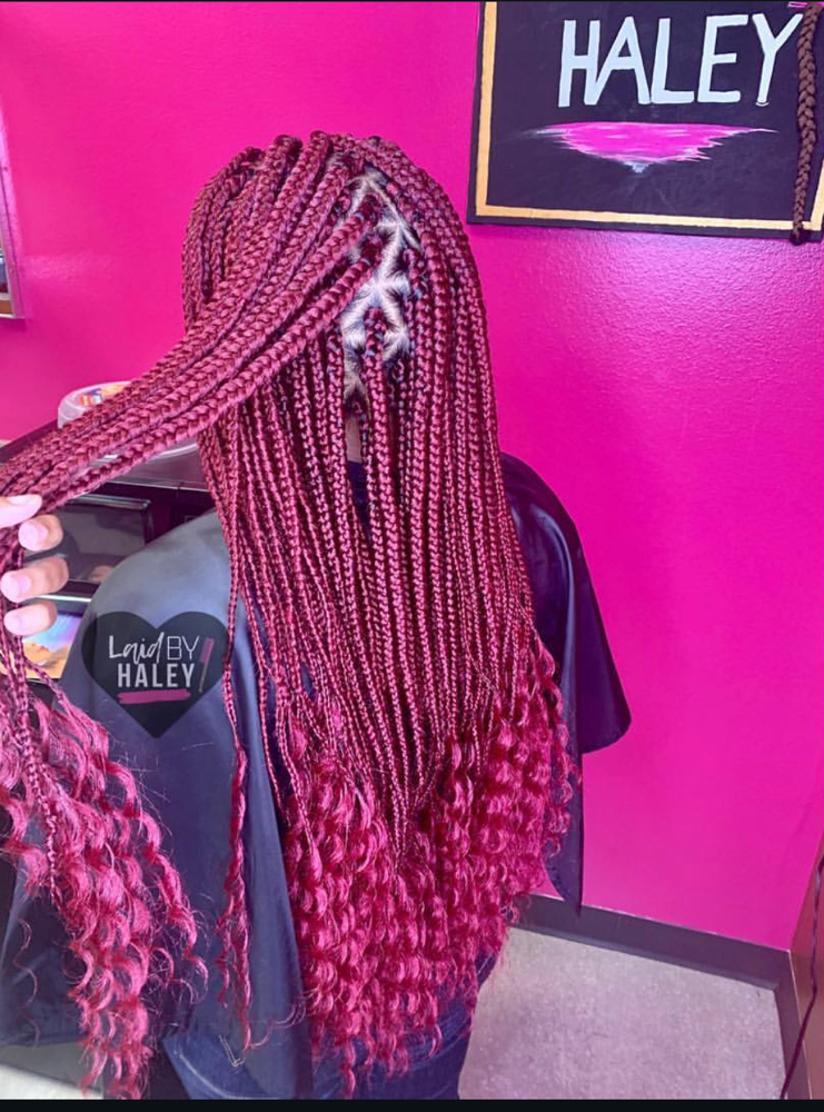 Smedium Goddess Boxbraids at LaidByHaley in Little Rock, AR