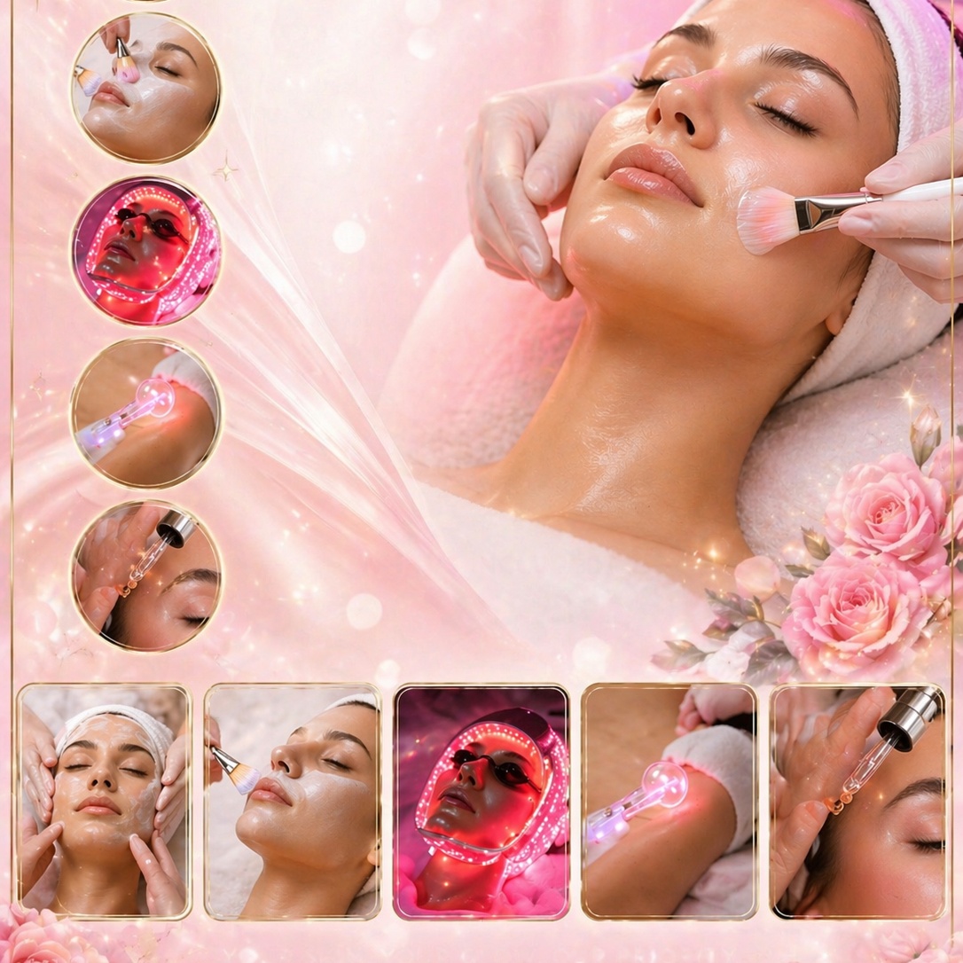 custom blend facial at the glowfairy spa in framingham, MA