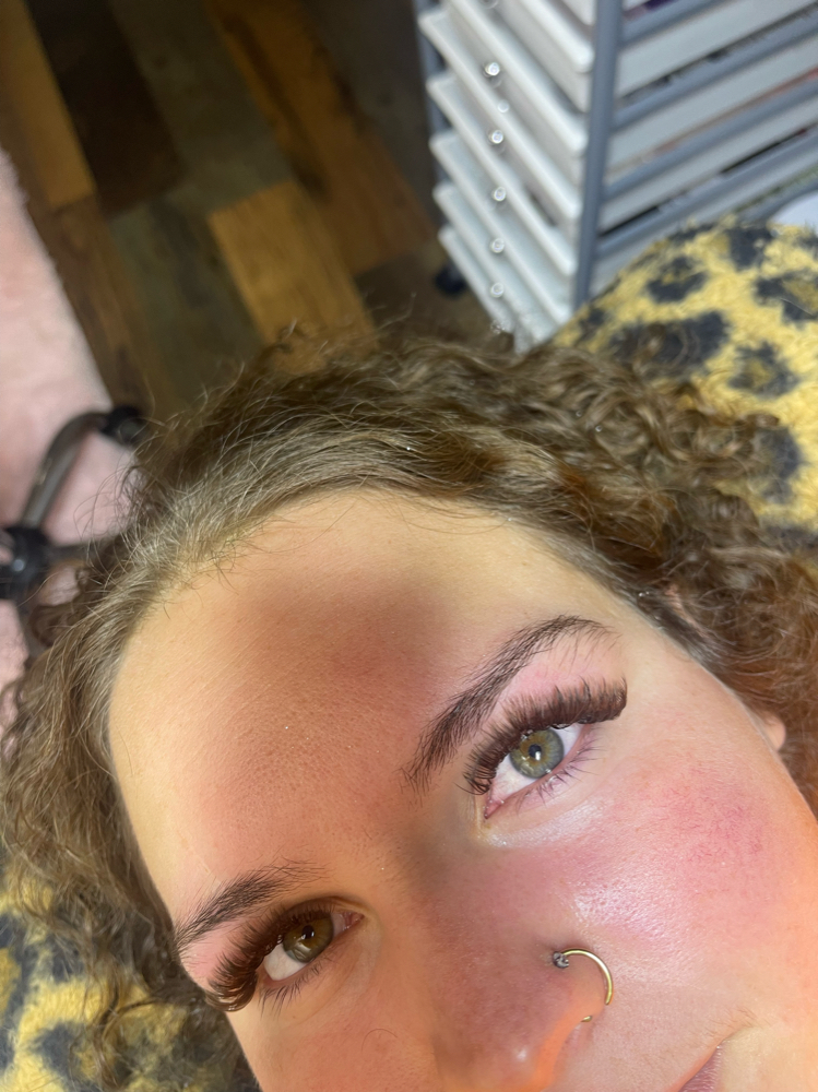 Brown lash volume full set