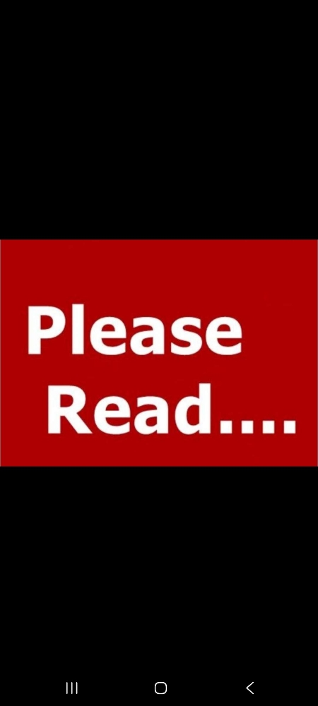 PLEASE READ Before You Book!