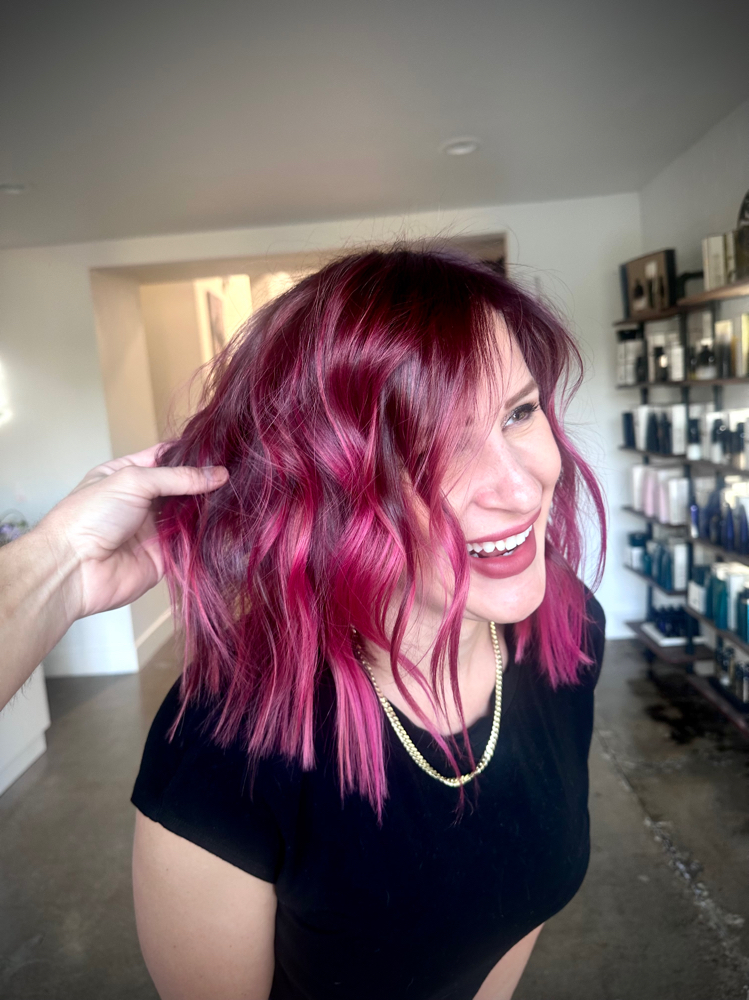 Root Touch Up & Haircut