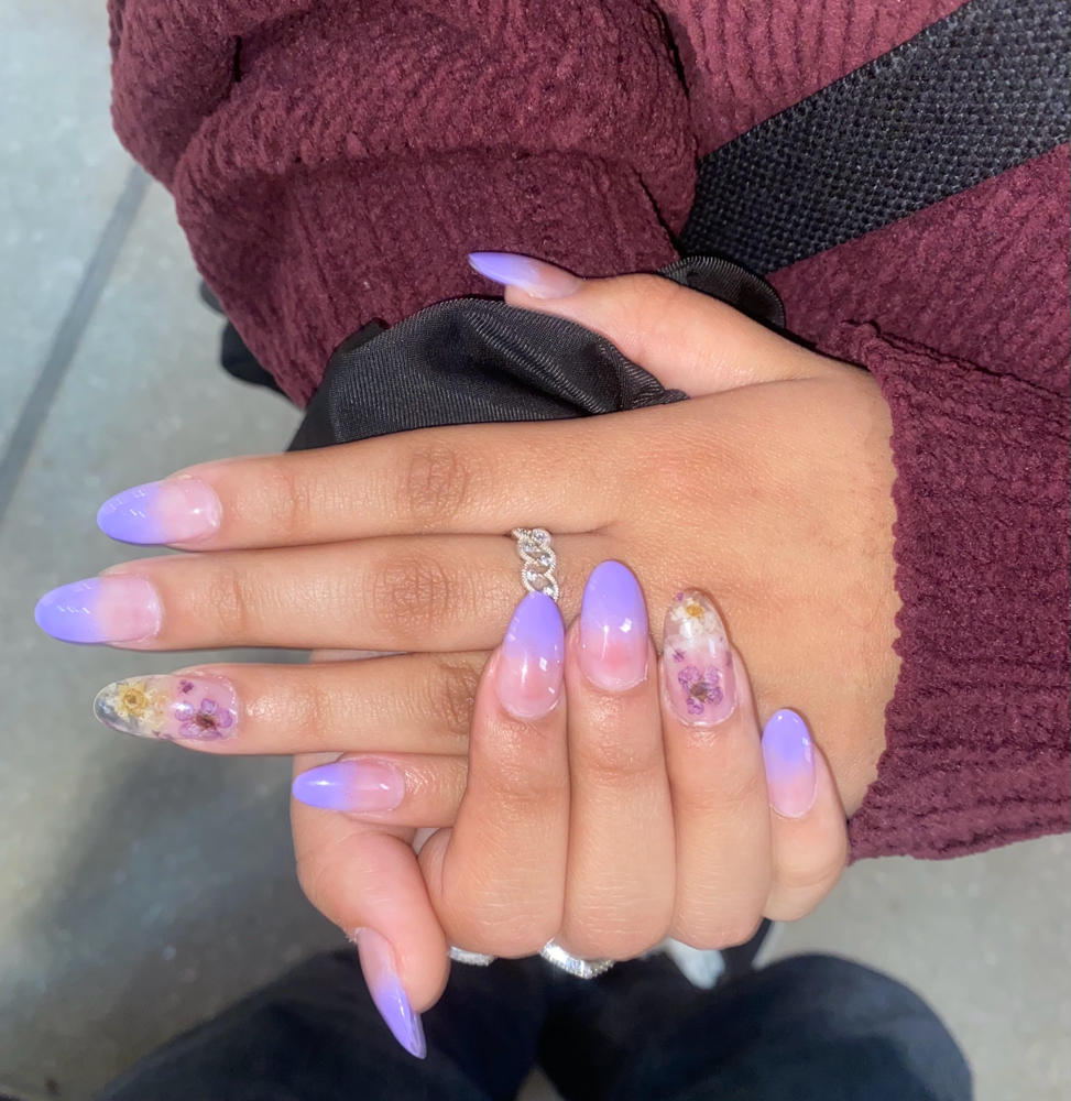 Acrylic Fill/rebalance w/ Nail Art at Studio 10 West Nail Salon in Cedar City, UT