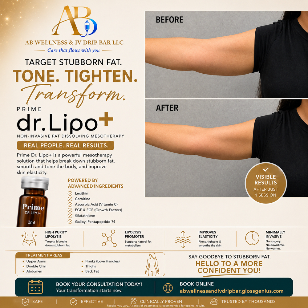 Fat Disolving Solution💉(Lipolysis) at AB Wellness & IV Drip BAR in Henderson, NV
