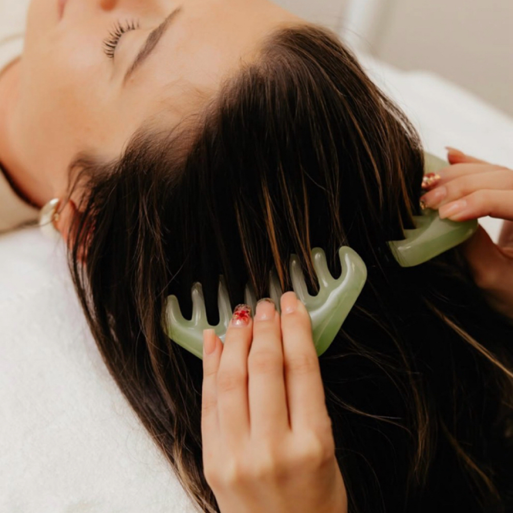 GUA SHA LYMPHATIC SCALP MASSAGE at Crown & Ritual in National City, CA