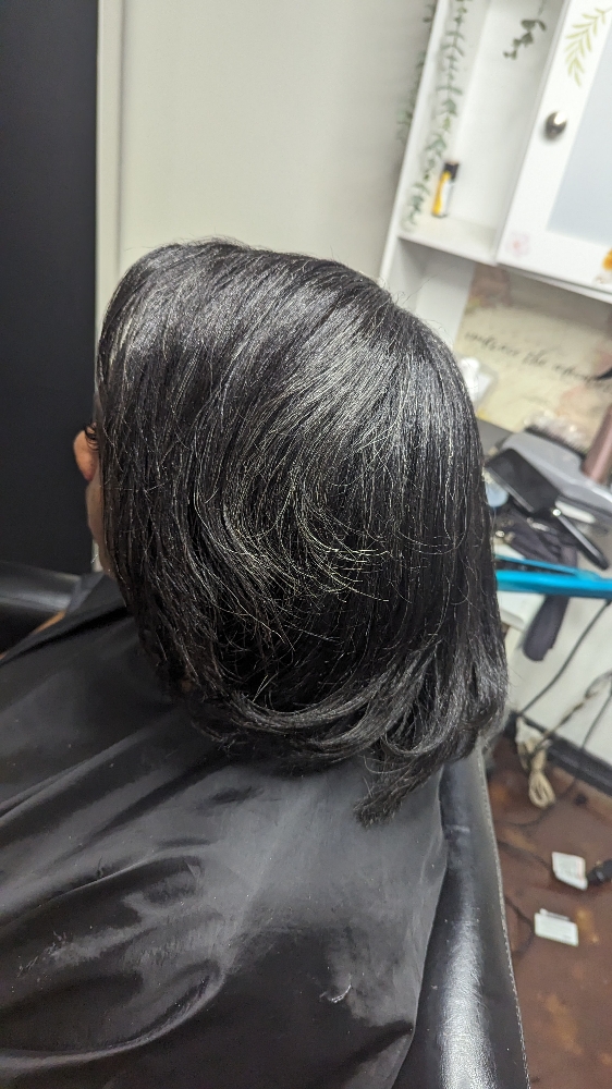 Silk Press Hairstyling