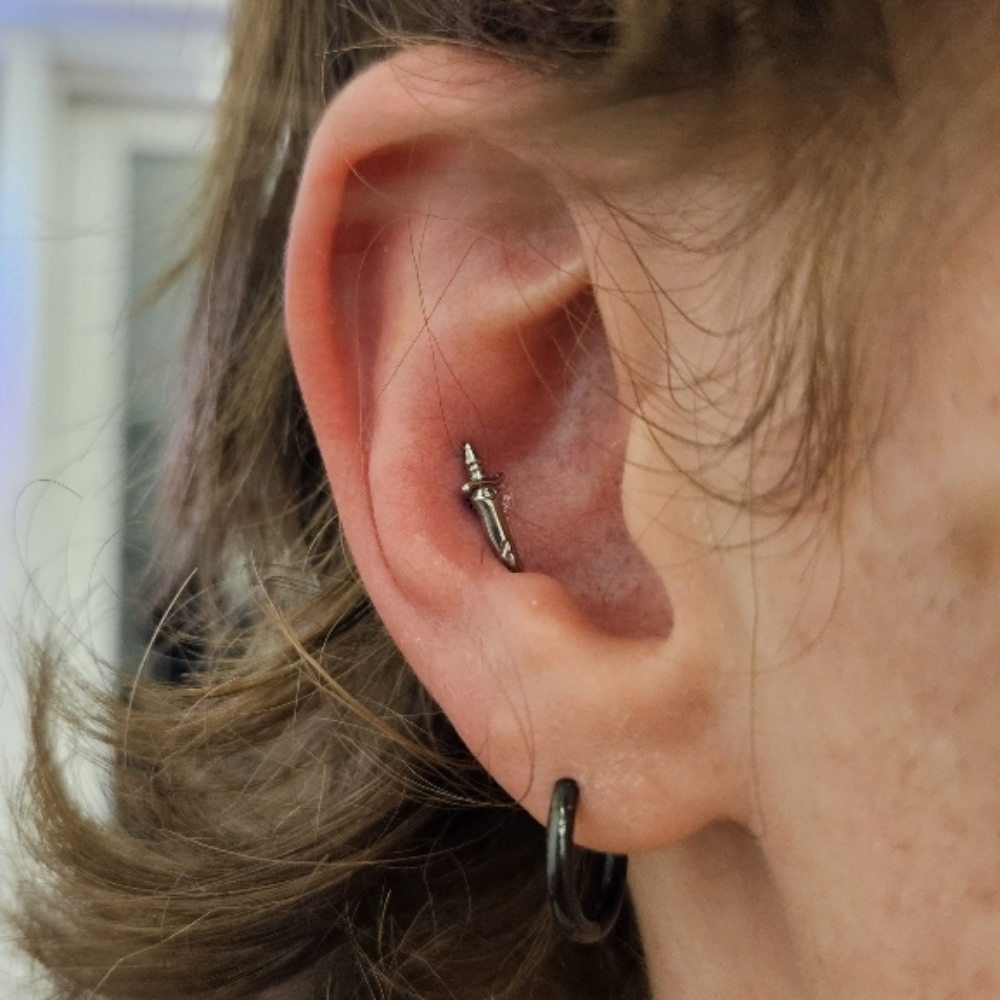 Conch Piercing at Sagrado Salon and Skin in Richland, WA