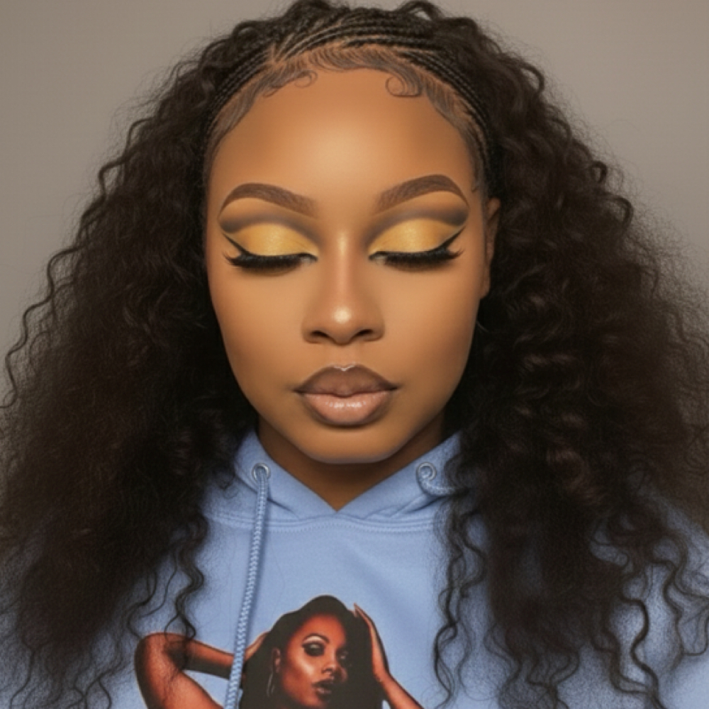 Full GLAM Makeup Application at Janea Young in Anywhere, IL