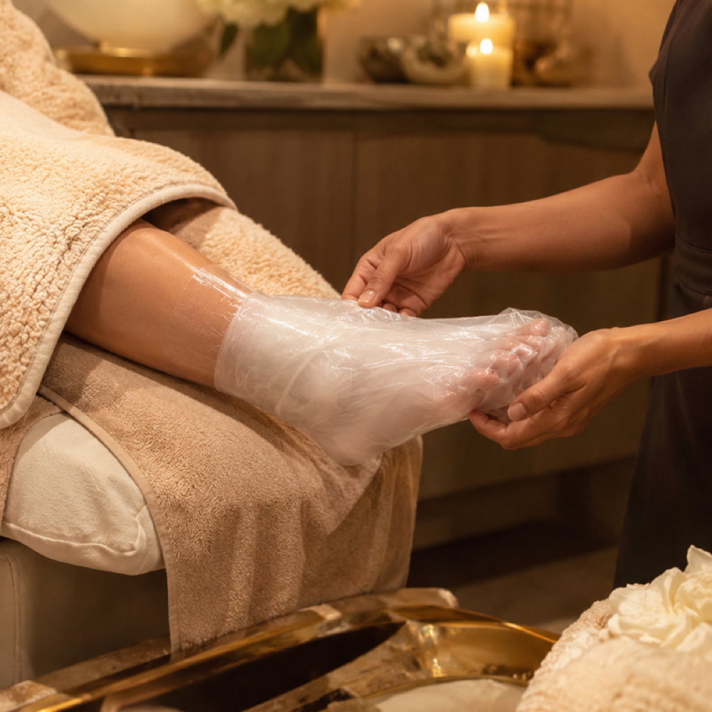 Parraffin Sole Add On at European Head Spa & Aesthetics in Brentwood, TN