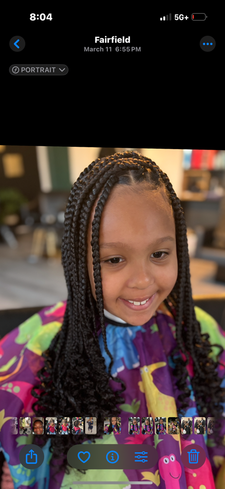 Kids Smedium Knotless Touch Up
