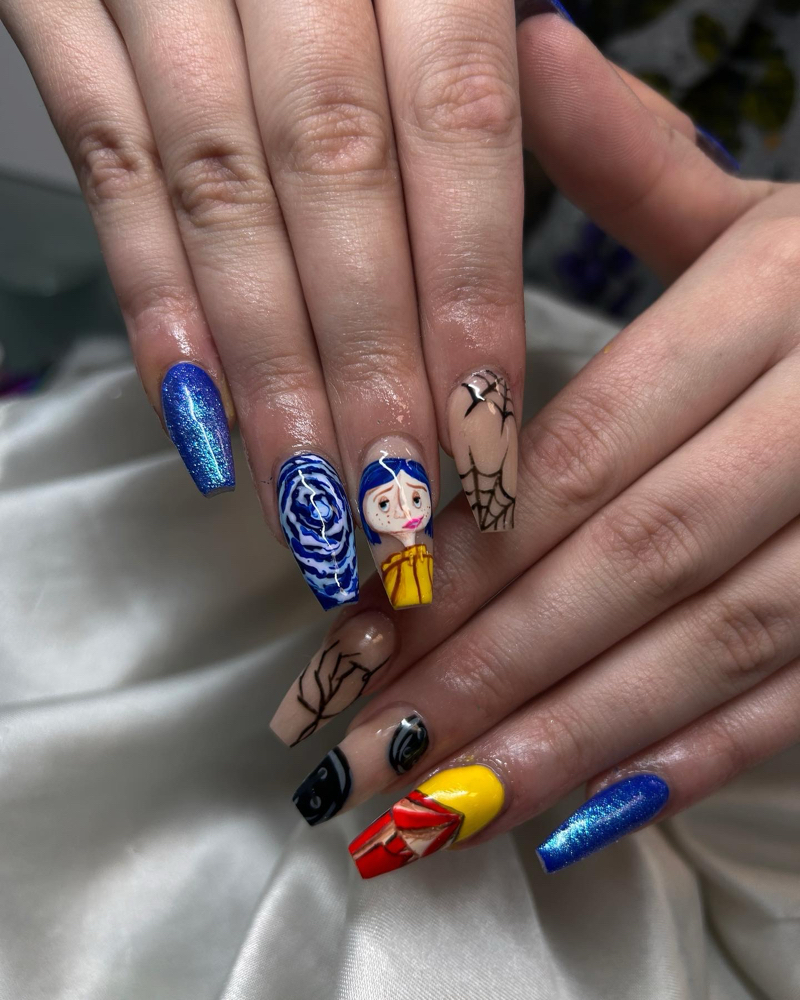 long acrylic full set 💙