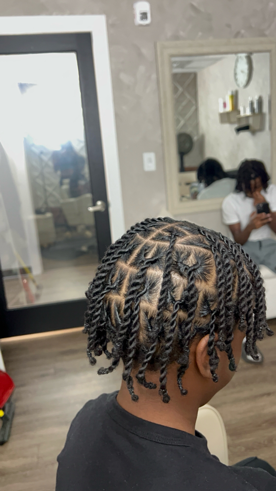 2-Strand Twist at DHouse of Locs in Charlotte, NC
