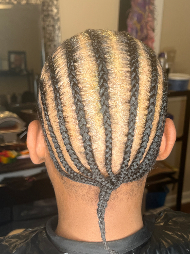 Shampoo Blow dry Cornrow For Wig