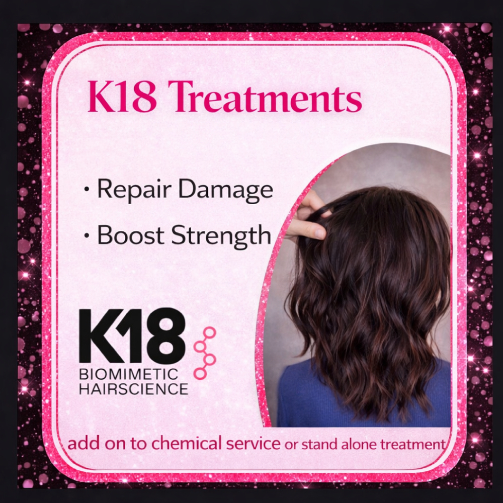 K18 Treatment at Sweet Reverie Beauty Studio in California, MD