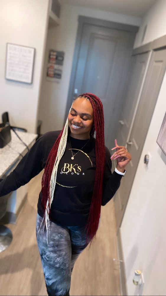Small Knotless Braids
